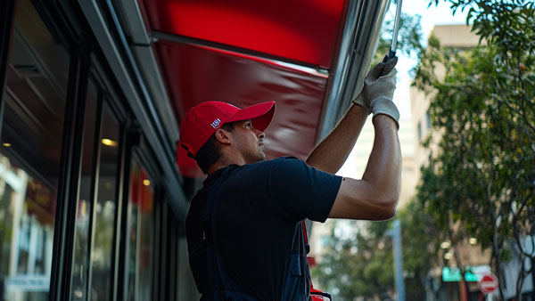 Awning cleaning services